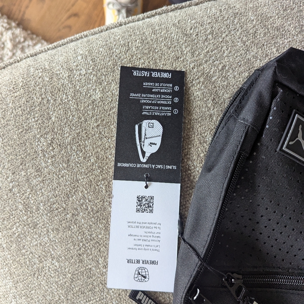 Puma Black Belt Bag - Picture 3 of 4